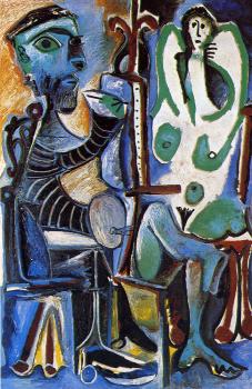 Pablo Picasso : the painter and his model VI